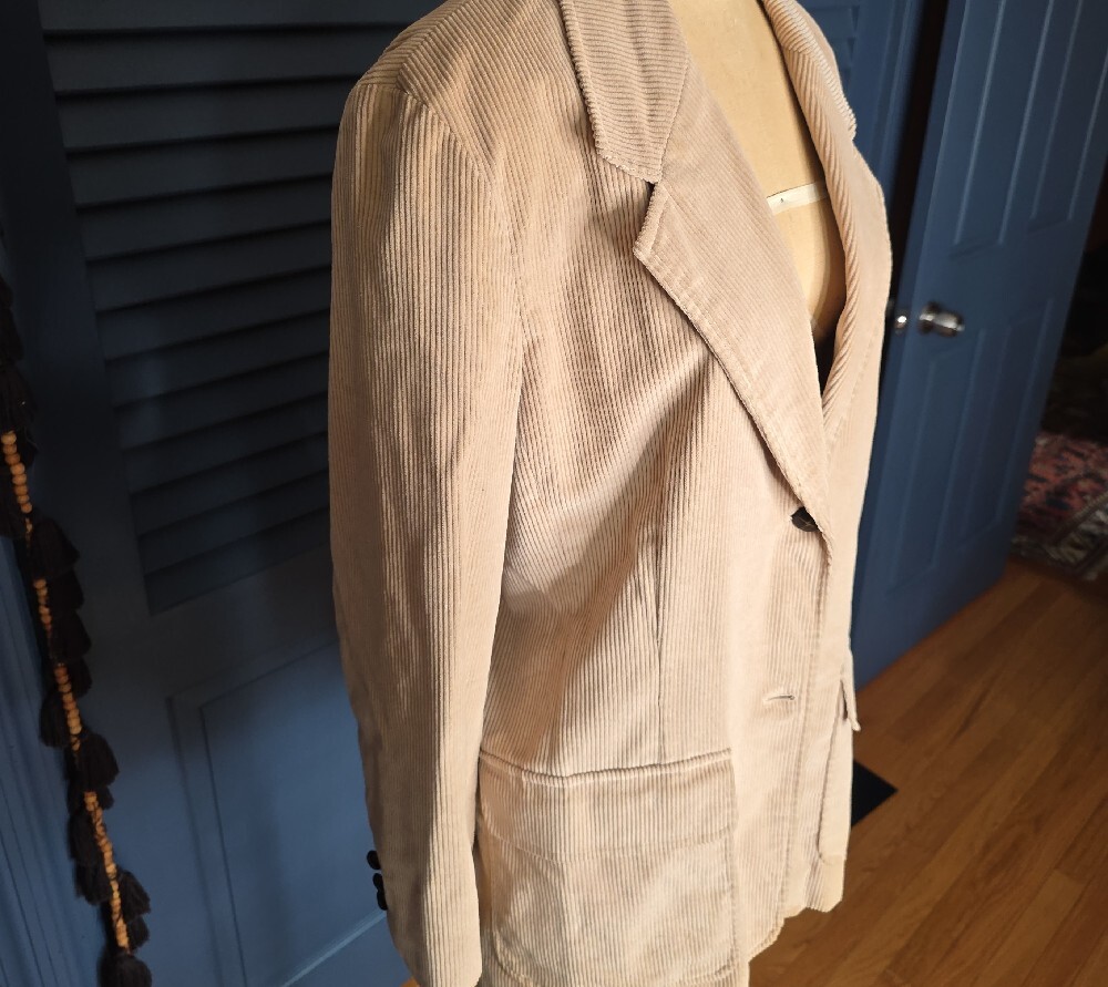 Liz Claiborne Light Beige Corduroy Blazer - Picture 2 of 4